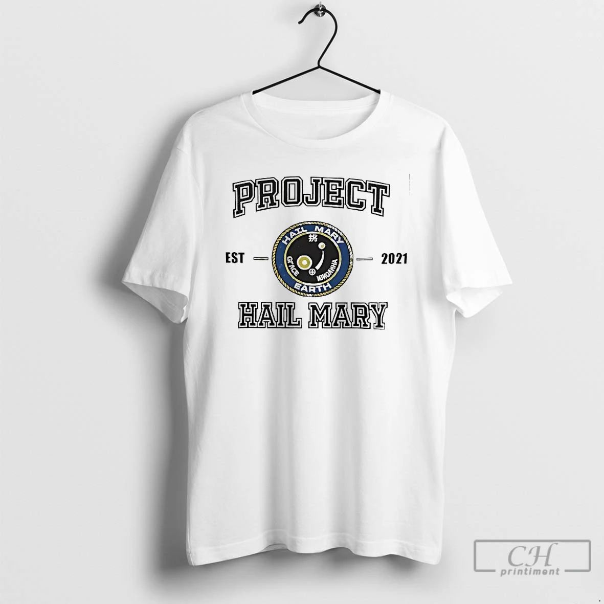 Classic Project Hail Mary Est 2021 - Adult & Kids T-Shirts, Sweatshirts & Hoodies apparel design preview 1