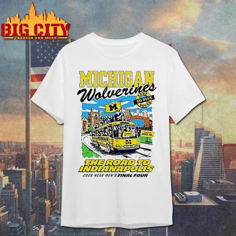Michigan Wolverines 2026 Ncaa Mens Basketball Final - Adult & Kids T-Shirts, Sweatshirts & Hoodies apparel design preview 1