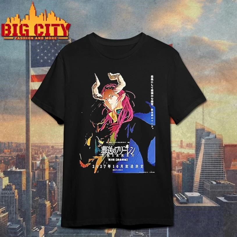 Frieren Beyond Journeys End Season 3 Releases On - Adult & Kids T-Shirts, Sweatshirts & Hoodies apparel design preview 1