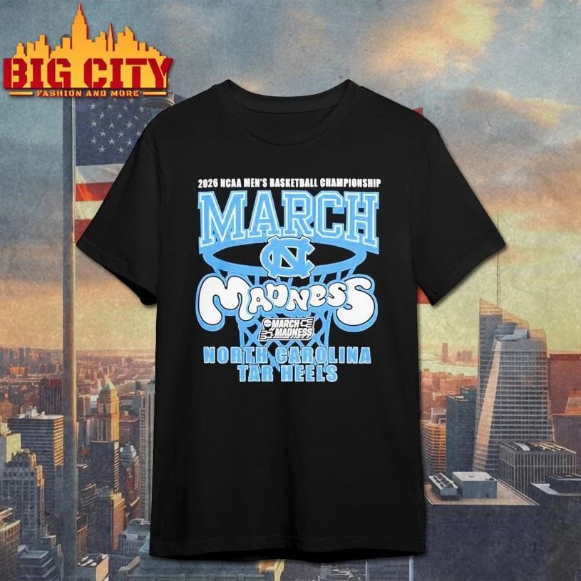 UNC Tar Heels 2026 NCAA Men's Basketball Championship - Adult & Kids T-Shirts, Sweatshirts & Hoodies apparel design preview 1