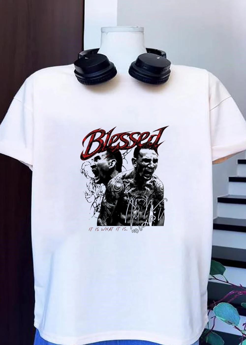 It Is What Blessed Max Holloway Fighting UFC - Adult & Kids T-Shirts, Sweatshirts & Hoodies apparel design preview 1
