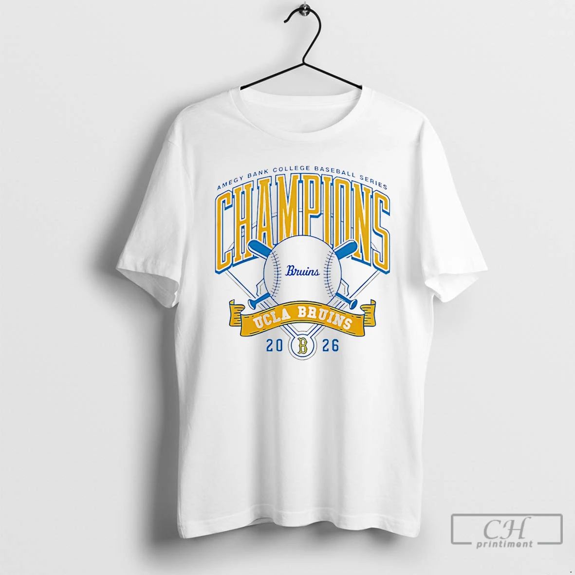 Classic Ucla Bruins X Amegy Bank College Baseball - Adult & Kids T-Shirts, Sweatshirts & Hoodies apparel design preview 1