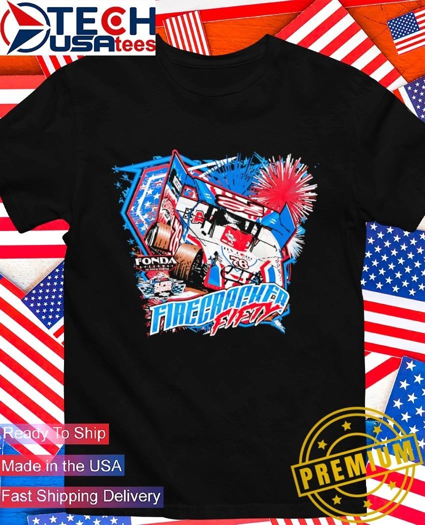 Fonda Speedway Firecracker Fifty - Adult & Kids T-Shirts, Sweatshirts & Hoodies apparel design preview 1