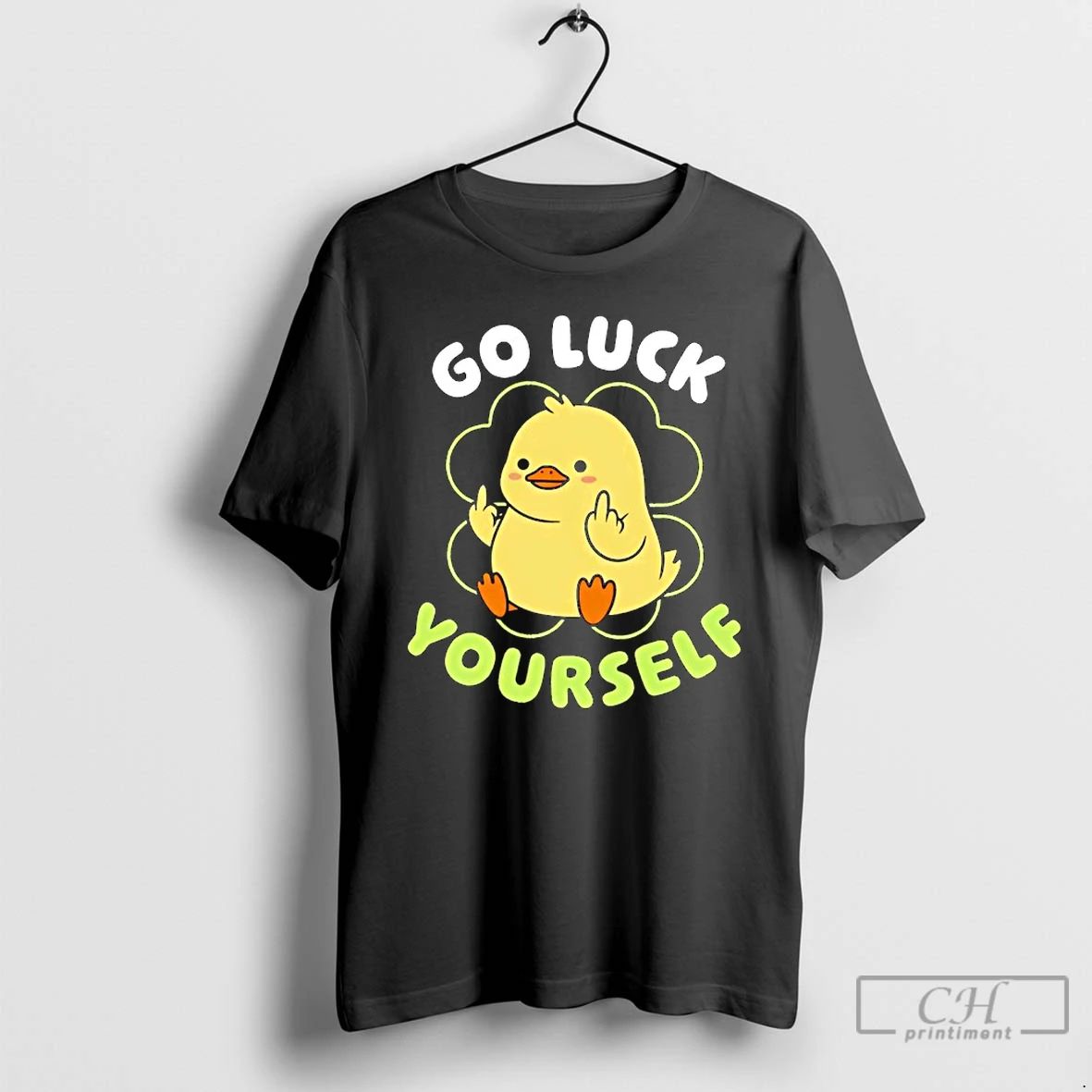 Classic Go Luck Yourself Duck - Adult & Kids T-Shirts, Sweatshirts & Hoodies apparel design preview 1