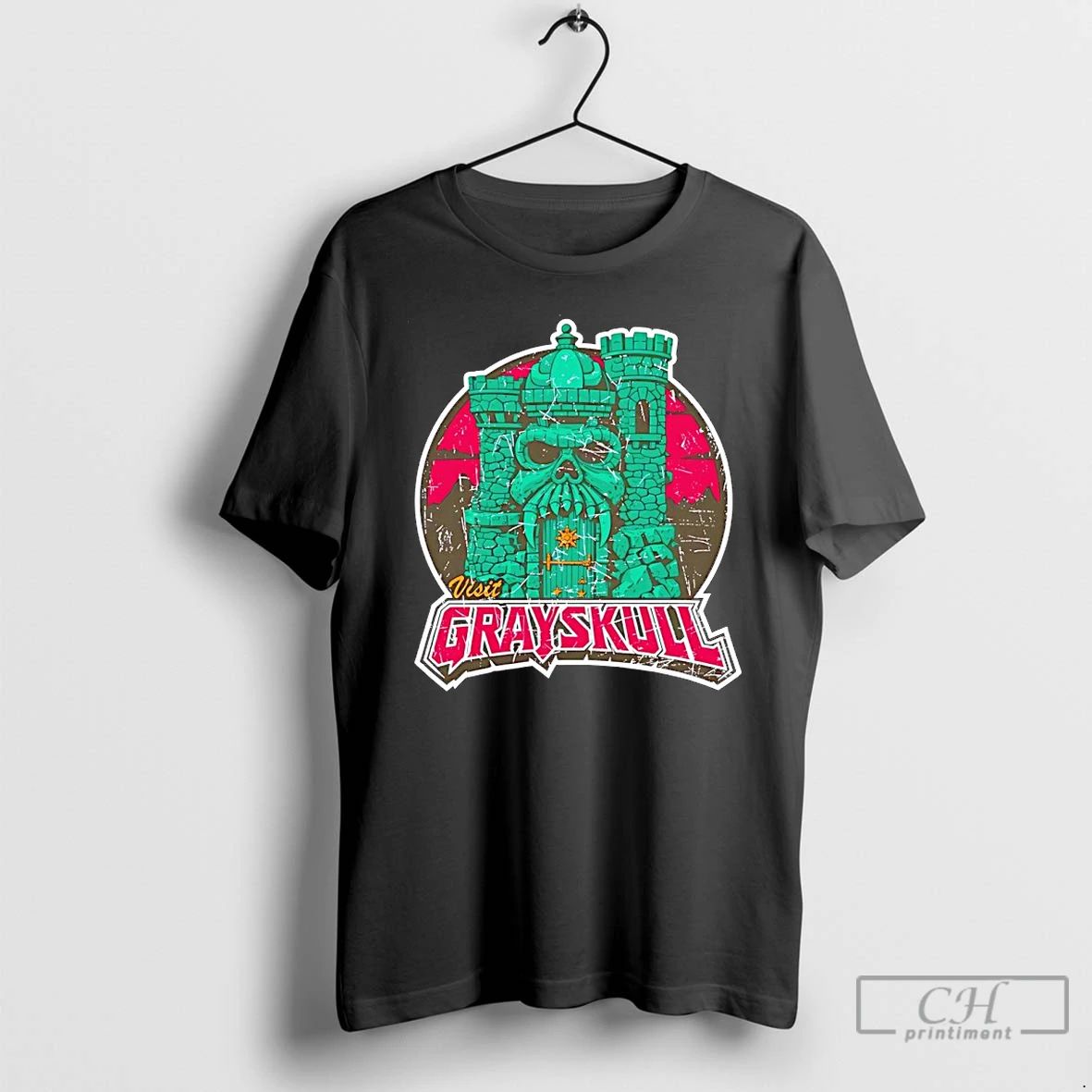 Classic Visit Grayskull Graphic - Adult & Kids T-Shirts, Sweatshirts & Hoodies apparel design preview 1