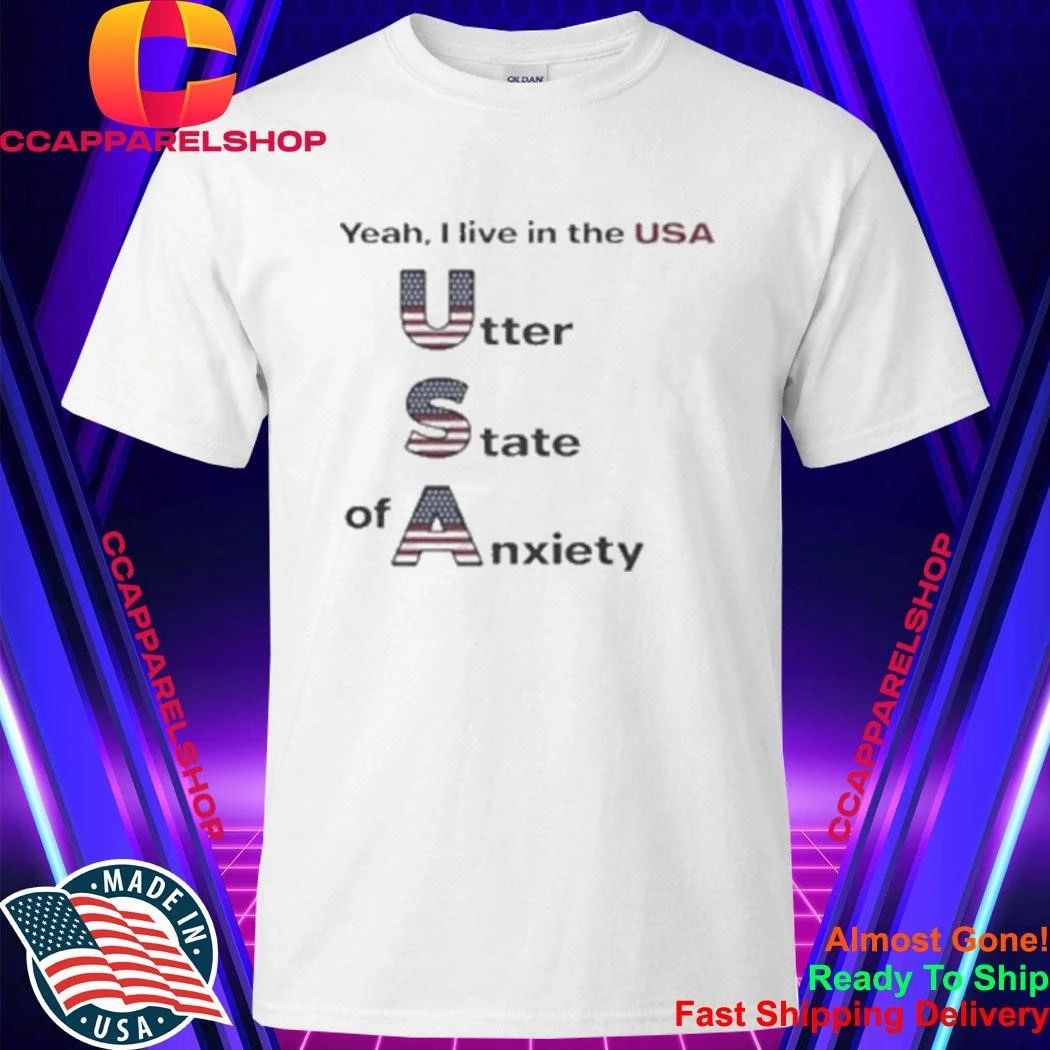 USA Utter State of Anxiety - Adult & Kids T-Shirts, Sweatshirts & Hoodies apparel design preview 1