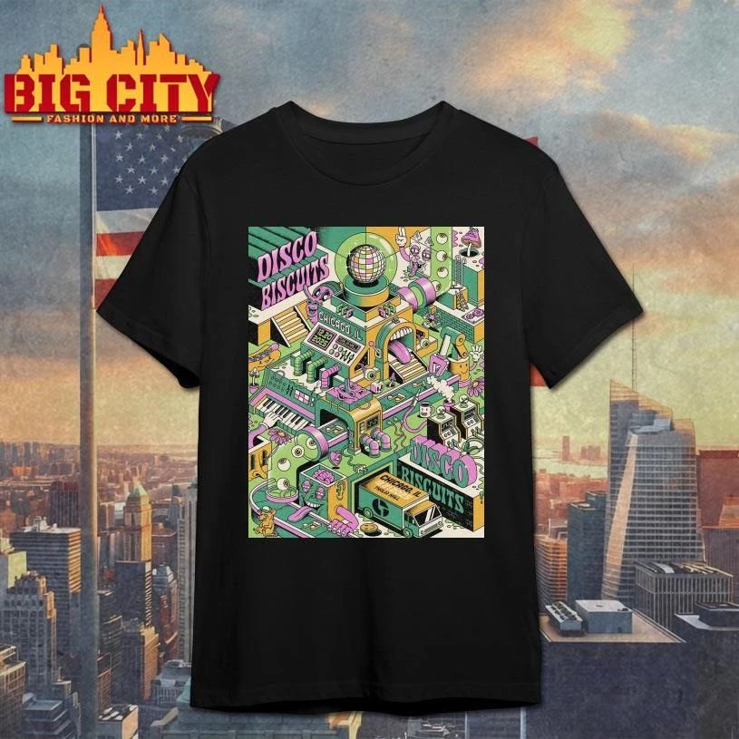 The Disco Biscuits Chicago Illinois Events Poster - Adult & Kids T-Shirts, Sweatshirts & Hoodies apparel design preview 1