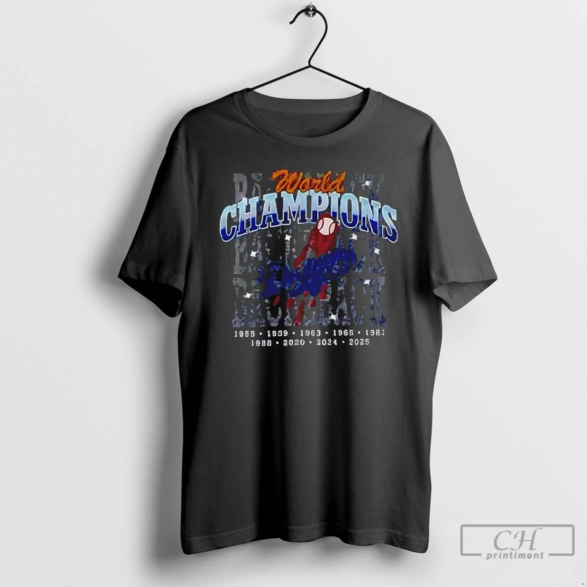 Classic 2026 Dodgers Back To World Champions - Adult & Kids T-Shirts, Sweatshirts & Hoodies apparel design preview 1
