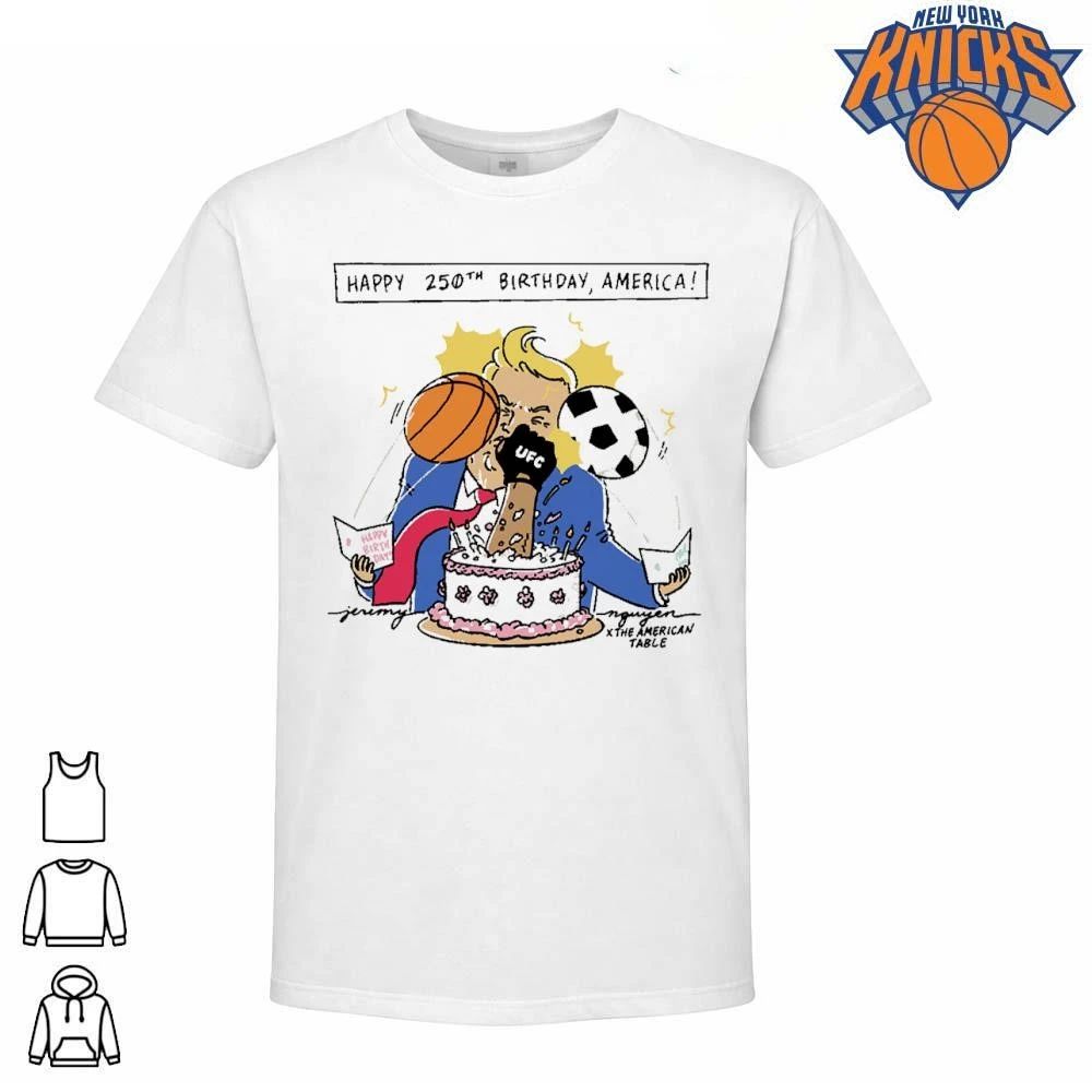 Happy 4th of July Donald Trump 250th Birthday America - Adult & Kids T-Shirts, Sweatshirts & Hoodies apparel design preview 1
