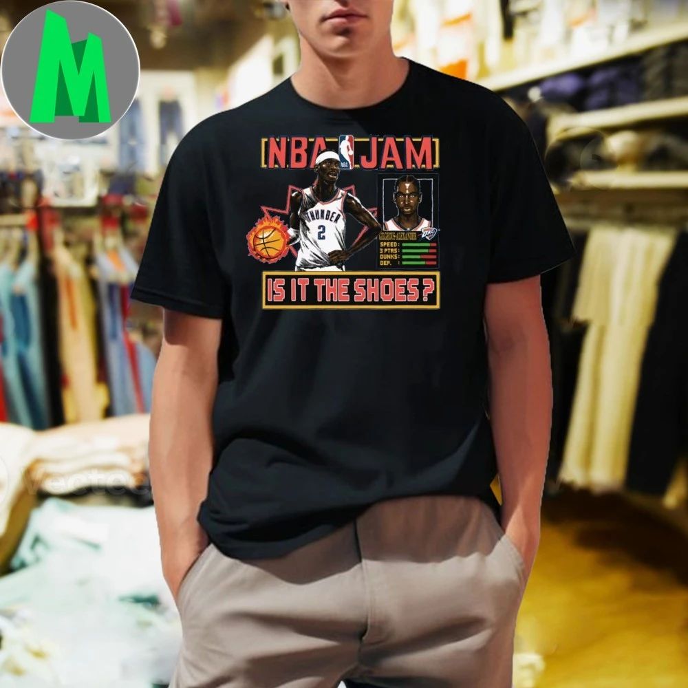 Oklahoma City Thunder Shai Gilgeous-Alexander #2 NBA - Adult & Kids T-Shirts, Sweatshirts & Hoodies apparel design preview 1