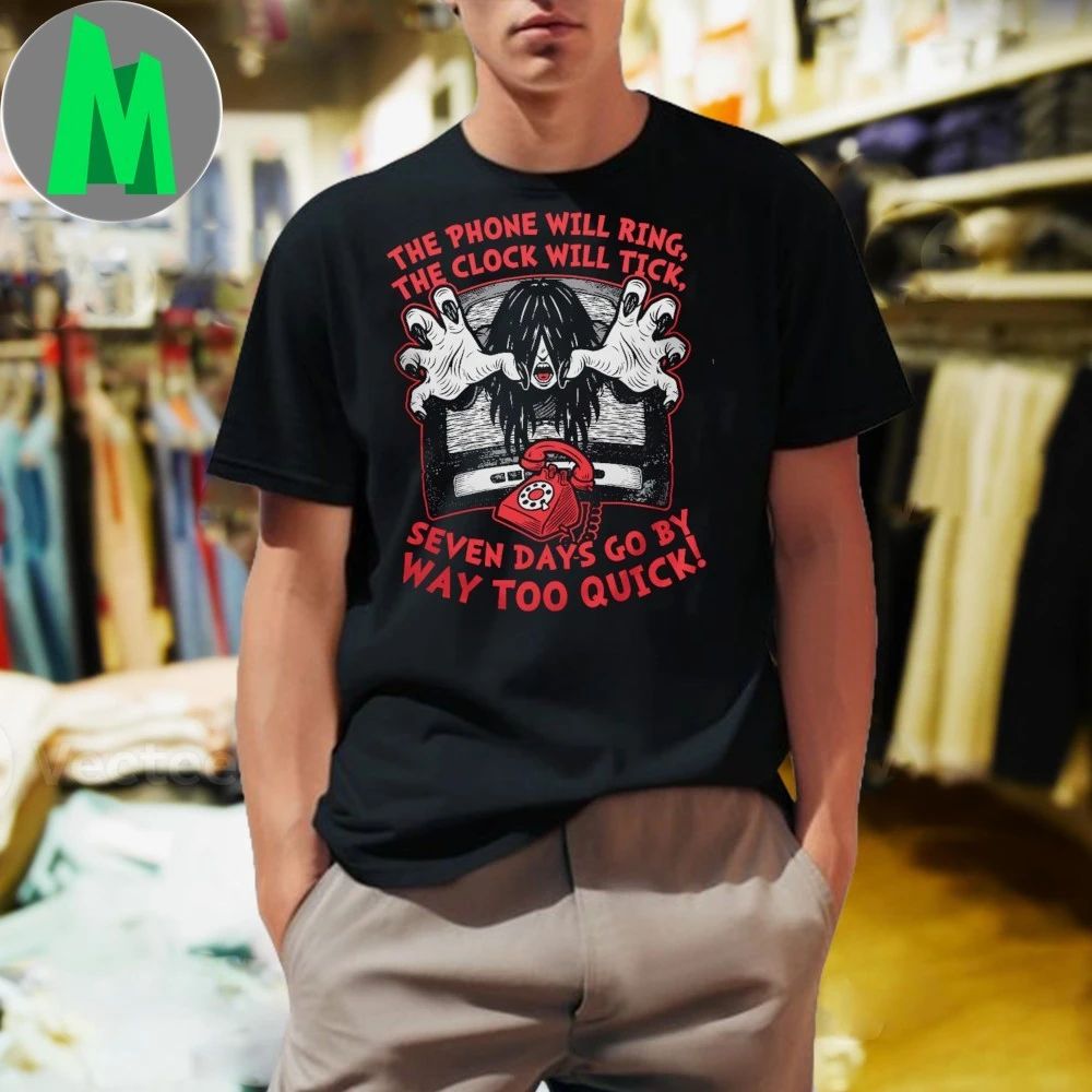 The Phone Will Ring Clock Tick Seven Days Go By Way - Adult & Kids T-Shirts, Sweatshirts & Hoodies apparel design preview 1
