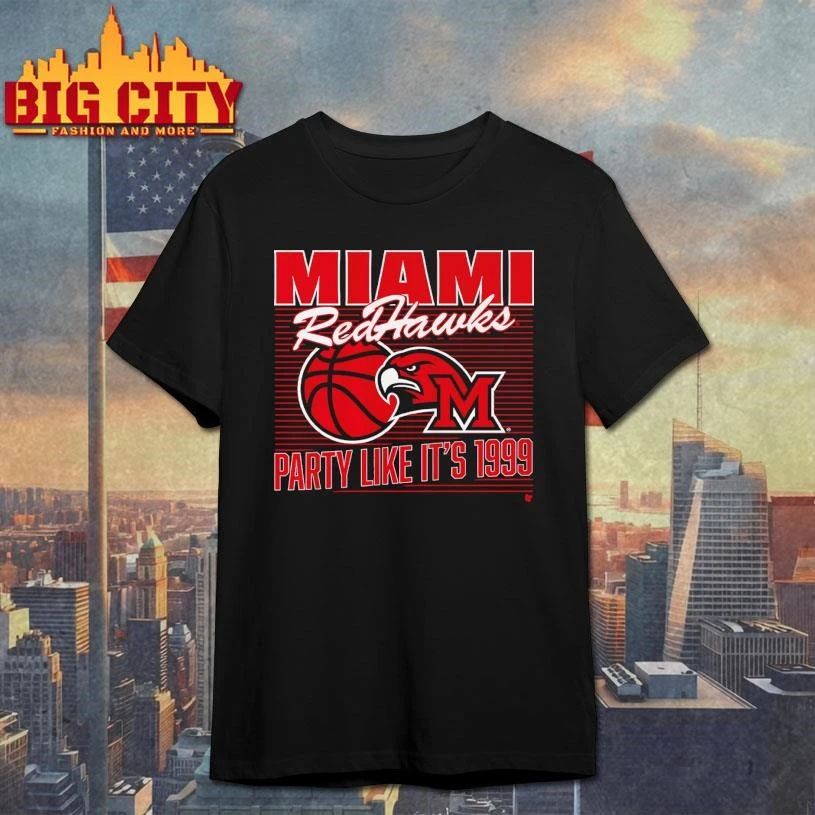 Miami (OH) Basketball Party Like It's 1999 Graphic - Adult & Kids T-Shirts, Sweatshirts & Hoodies apparel design preview 1