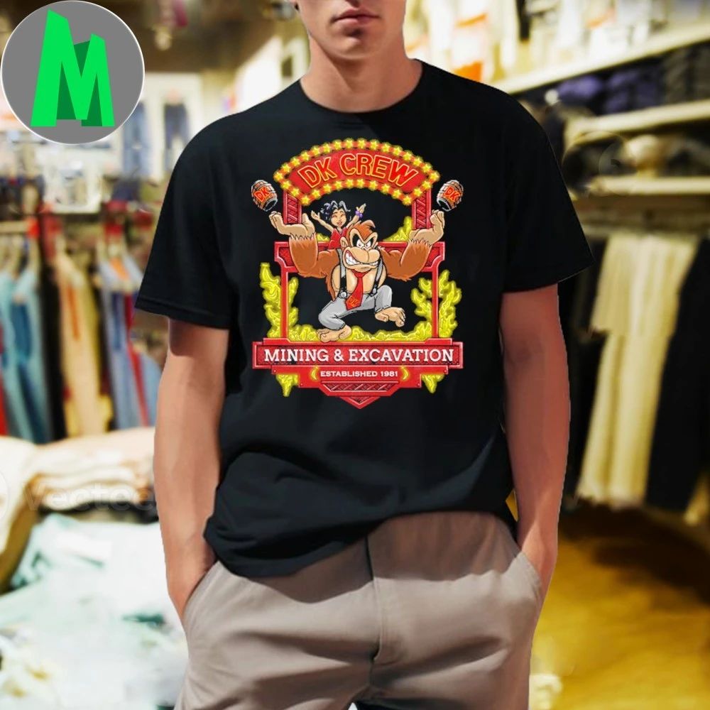DK Mining Crew And Excavation Established 1981 - Adult & Kids T-Shirts, Sweatshirts & Hoodies apparel design preview 1