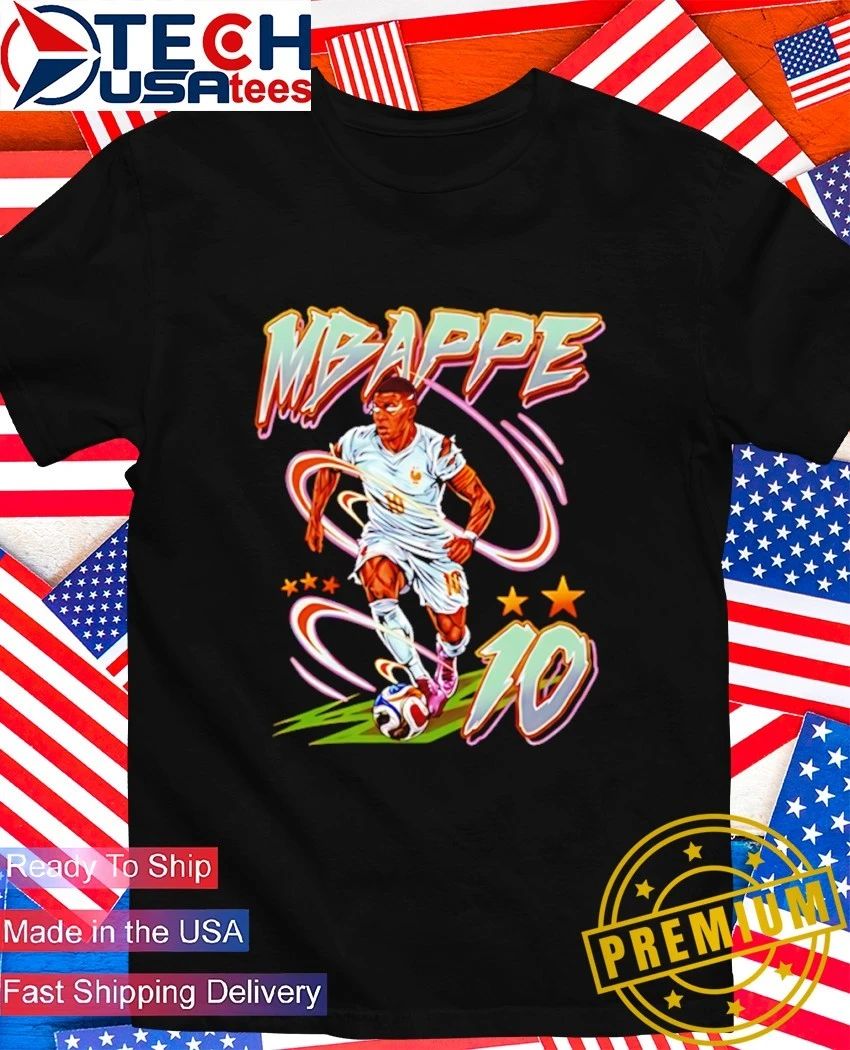 Kylian Mbappe No. 10 France National Team 2026 World - Adult & Kids T-Shirts, Sweatshirts & Hoodies apparel design preview 1