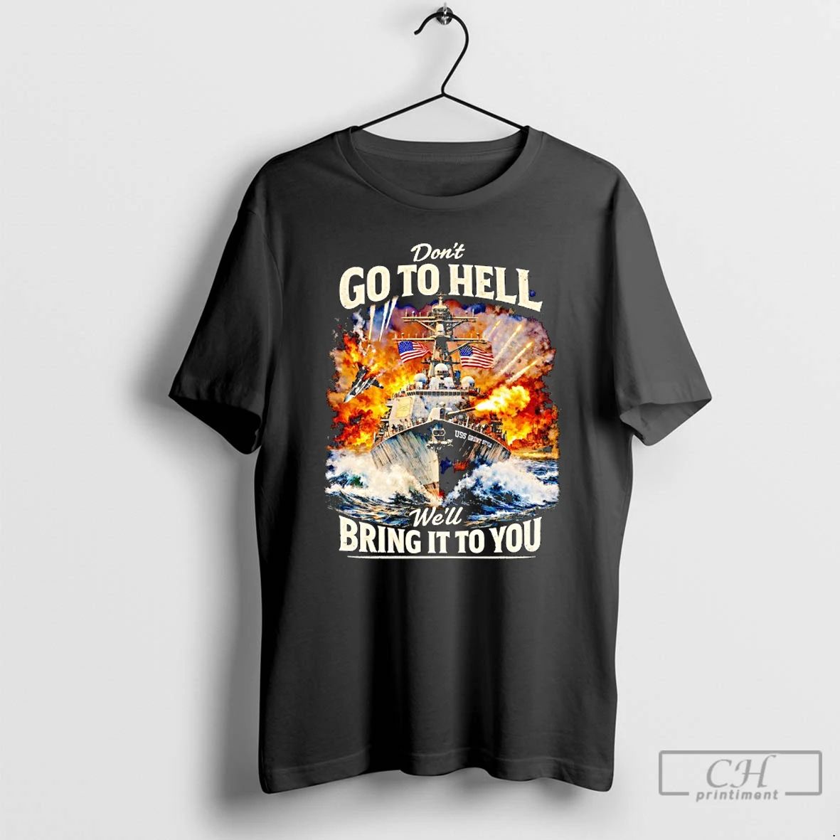 Classic Dont Go To Hell Well Bring It You - Adult & Kids T-Shirts, Sweatshirts & Hoodies apparel design preview 1