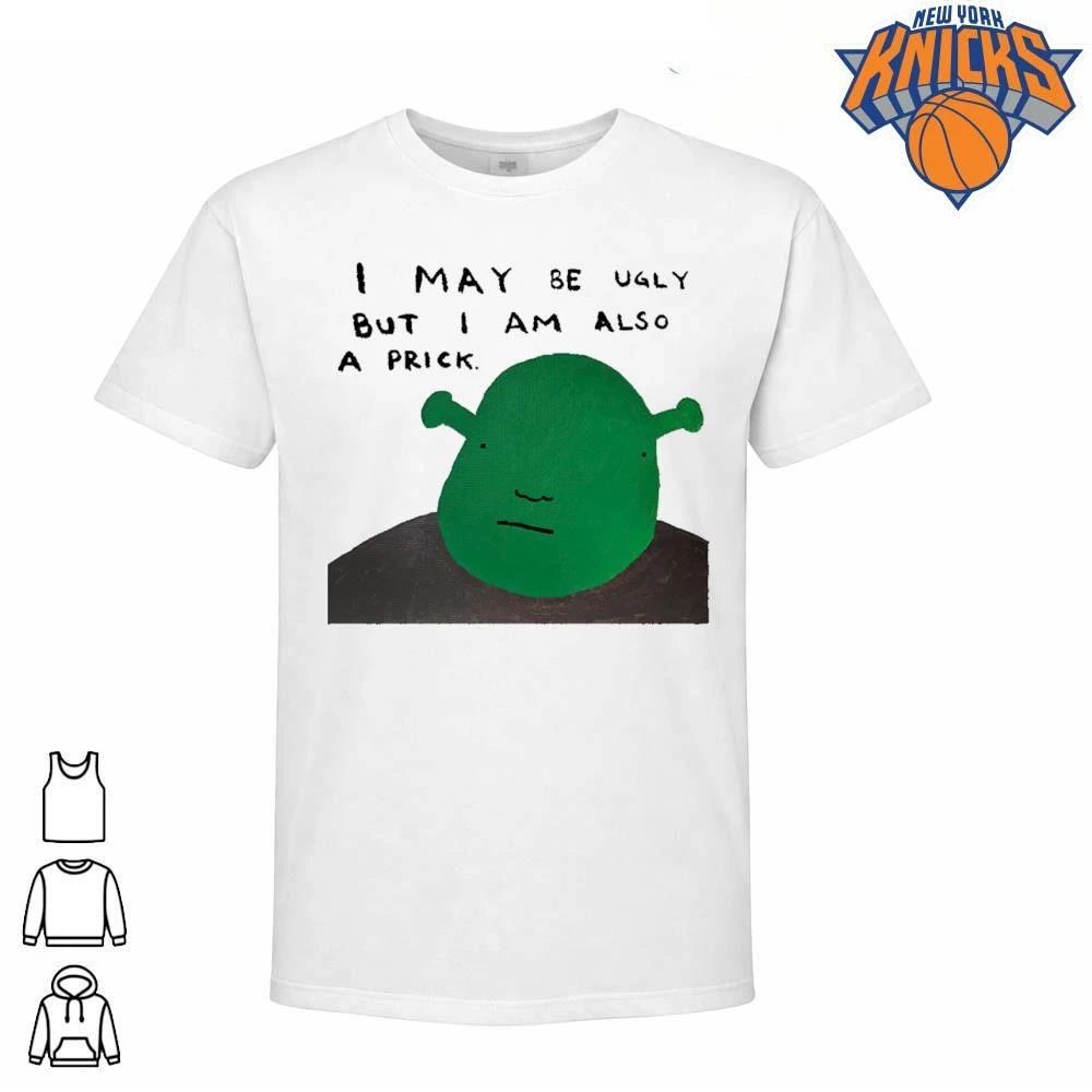 Shrek I May Be Ugly But Am Also A Prick Funny Meme - Adult & Kids T-Shirts, Sweatshirts & Hoodies apparel design preview 1