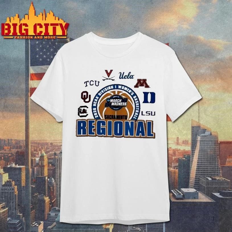 2026 NCAA Women's Basketball Tournament March Madness - Adult & Kids T-Shirts, Sweatshirts & Hoodies apparel design preview 1