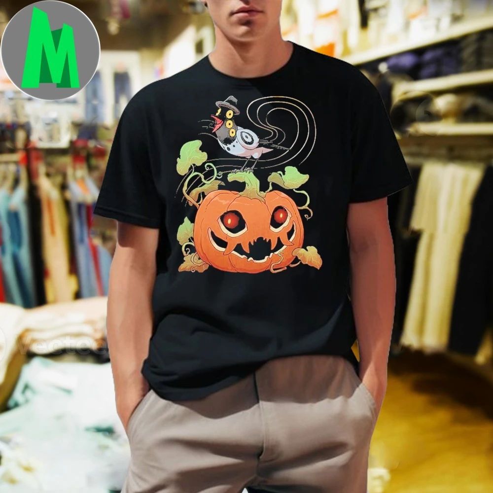 Pumpkin Tiger Halloween - Adult & Kids T-Shirts, Sweatshirts & Hoodies apparel design preview 1