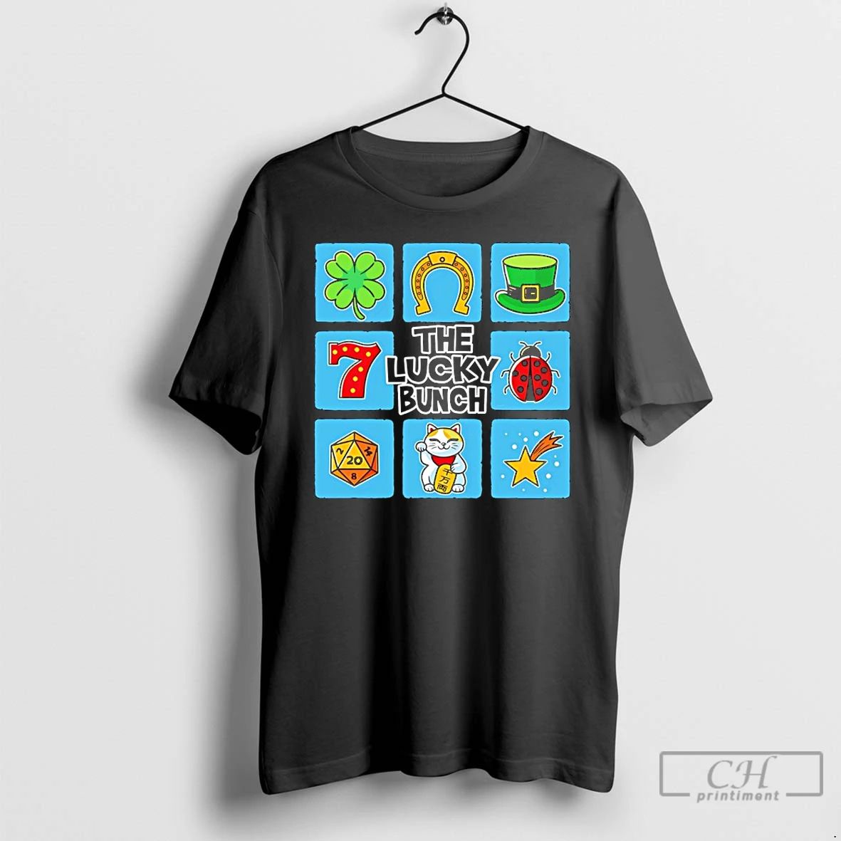 Classic The Lucky Bunch St Patricks Day 2026 - Adult & Kids T-Shirts, Sweatshirts & Hoodies apparel design preview 1