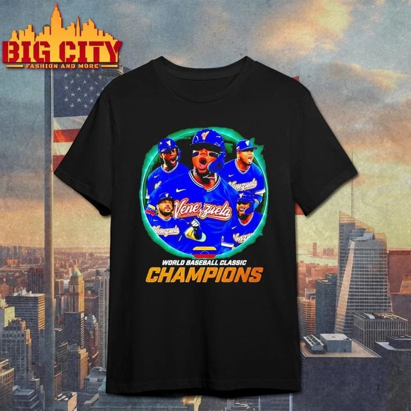 World Baseball Classic Champions 2026 Venezuela - Adult & Kids T-Shirts, Sweatshirts & Hoodies apparel design preview 1