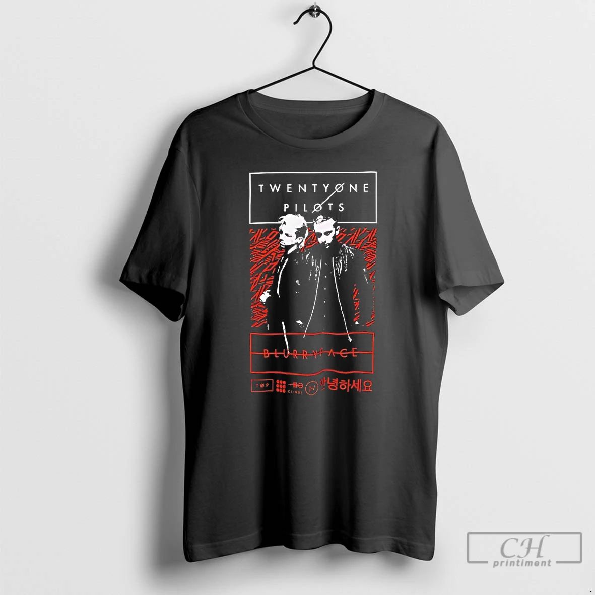 Classic Twenty One Pilots Blurryface Duo Portrait - Adult & Kids T-Shirts, Sweatshirts & Hoodies apparel design preview 1