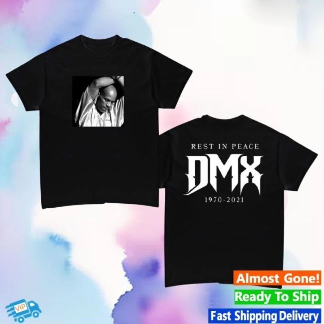 DMX Rest In Peace Black Earl Simmons - Adult & Kids T-Shirts, Sweatshirts & Hoodies apparel design preview 1