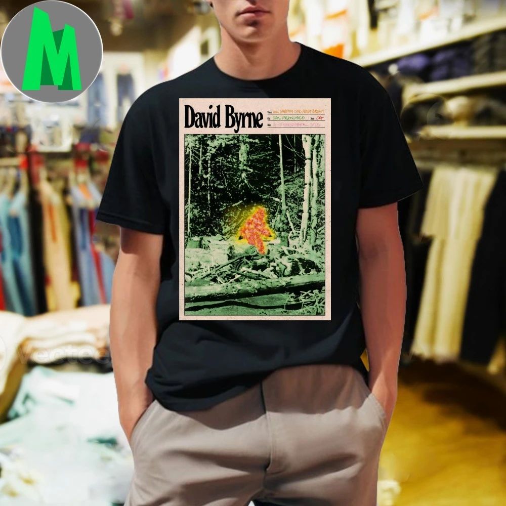 David Byrne Bill Graham Civic Auditorium In San - Adult & Kids T-Shirts, Sweatshirts & Hoodies apparel design preview 1
