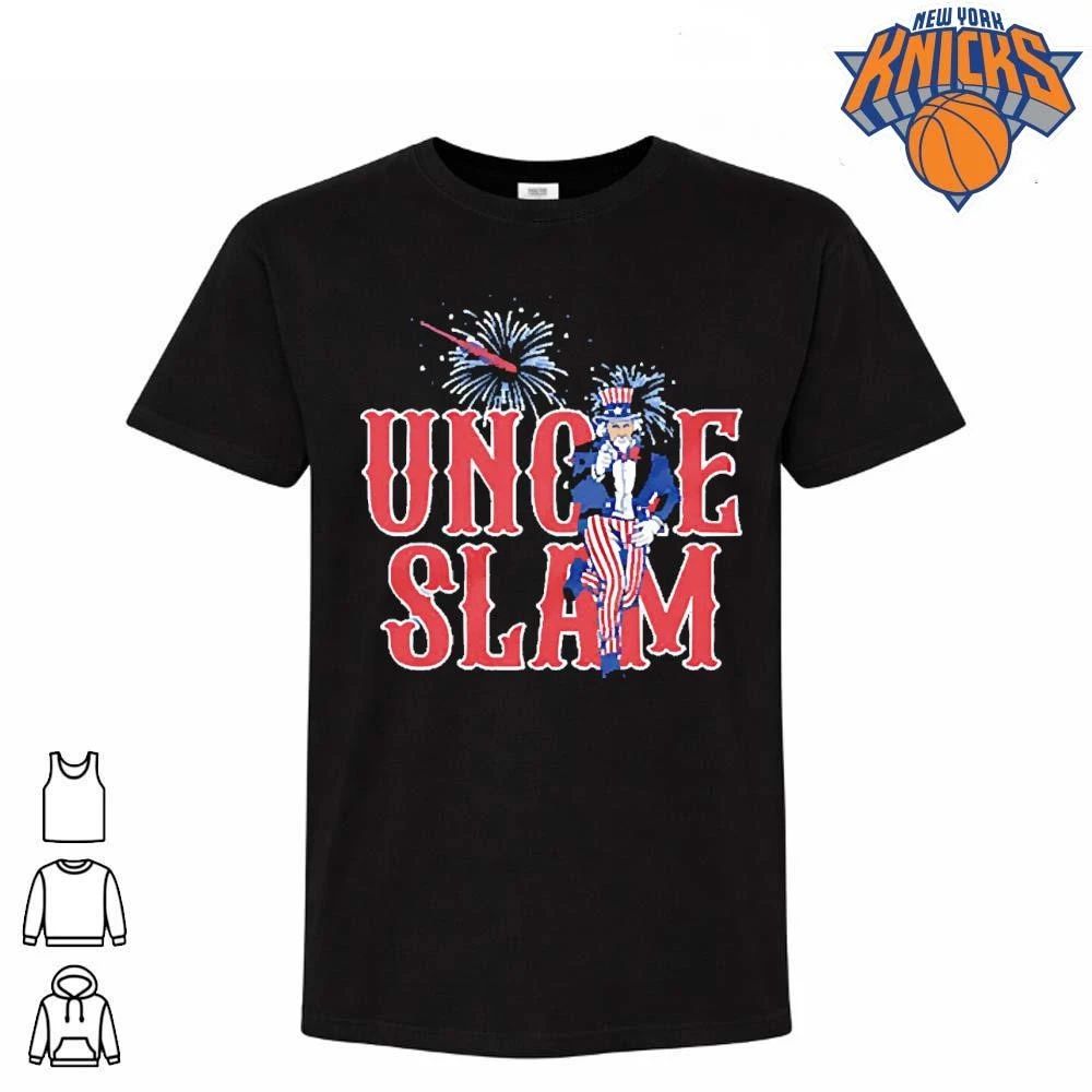 Uncle Slam Patriotic Baseball Fireworks Fourth Of - Adult & Kids T-Shirts, Sweatshirts & Hoodies apparel design preview 1