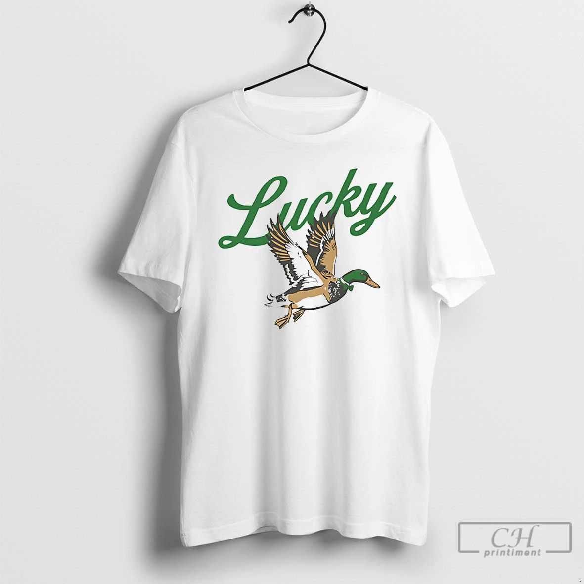 Classic Lucky Duck St Patrick Day 2026 - Adult & Kids T-Shirts, Sweatshirts & Hoodies apparel design preview 1