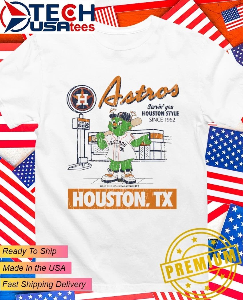 Houston Astros Deli Arch Texas BBQ vintage - Adult & Kids T-Shirts, Sweatshirts & Hoodies apparel design preview 1
