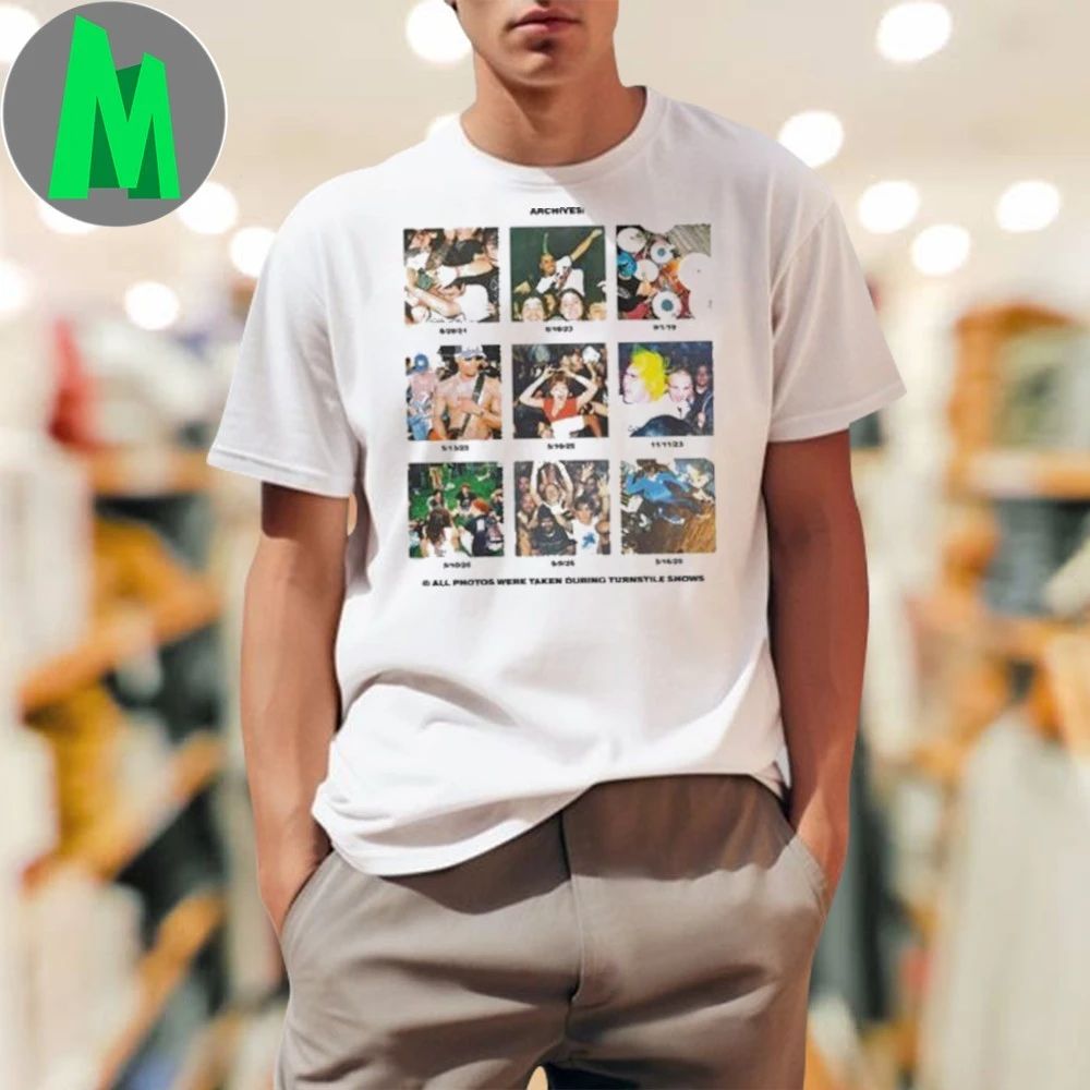 Turnstile Archives All Photos Were Dying Shows - Adult & Kids T-Shirts, Sweatshirts & Hoodies apparel design preview 1