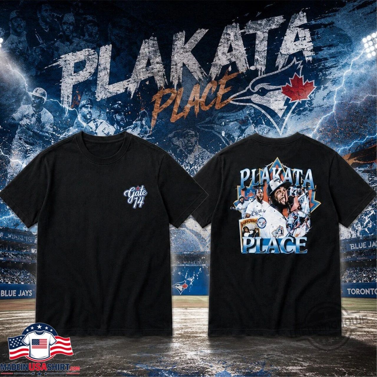 Toronto Blue Jays Gate 14 Vladimir Guerrero Jr - Adult & Kids T-Shirts, Sweatshirts & Hoodies apparel design preview 1
