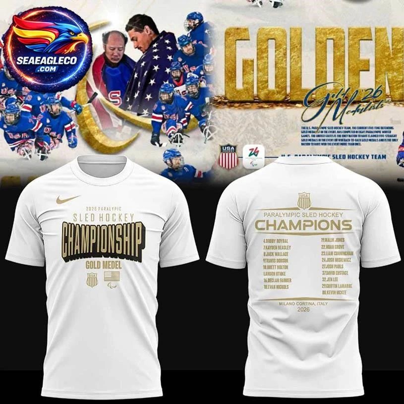 U.S Hockey Men's Winter Olympics Gold Medal Champions - Adult & Kids T-Shirts, Sweatshirts & Hoodies apparel design preview 1