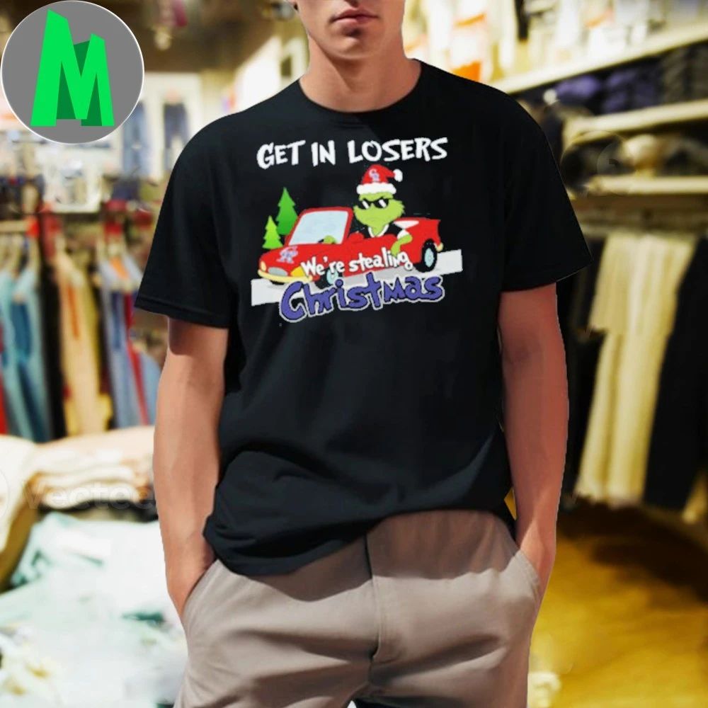 Colorado Rockies Grinch Christmas Get In Losers We're - Adult & Kids T-Shirts, Sweatshirts & Hoodies apparel design preview 1