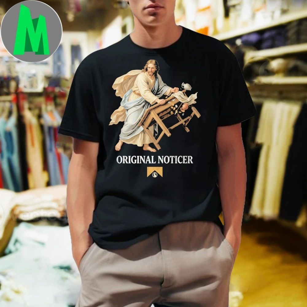 Original Noticer Christ Purifying the Temple by Carl - Adult & Kids T-Shirts, Sweatshirts & Hoodies apparel design preview 1