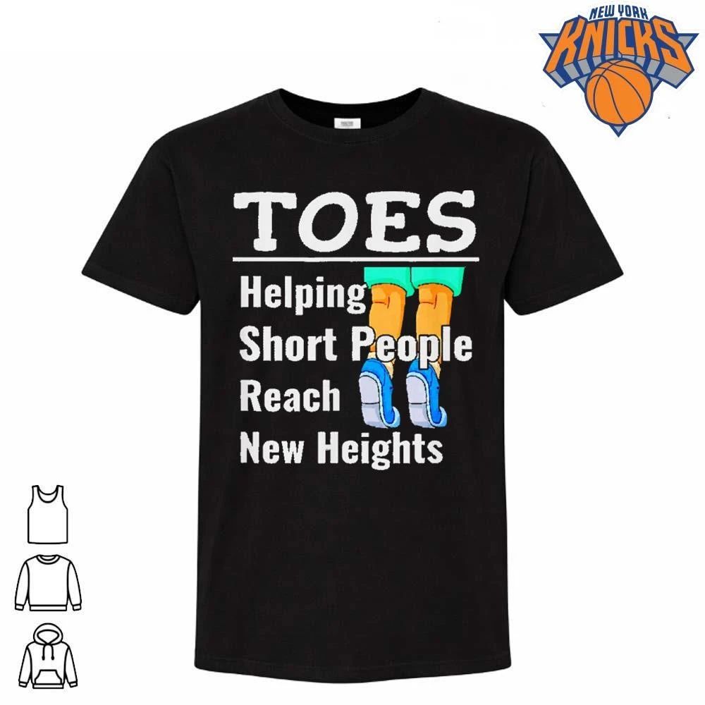 Toes Helping Short People Reach New Heights Funny - Adult & Kids T-Shirts, Sweatshirts & Hoodies apparel design preview 1