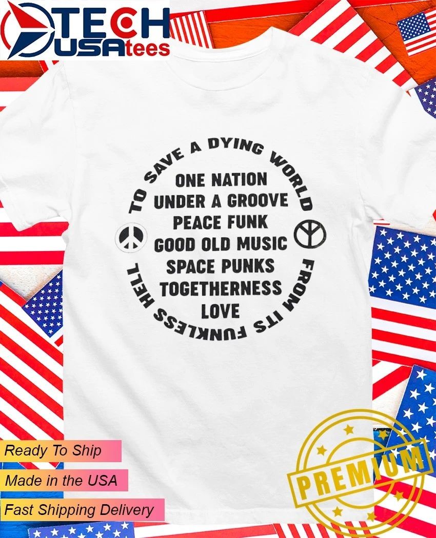 One Nation Under a Groove Peace Funk - Adult & Kids T-Shirts, Sweatshirts & Hoodies apparel design preview 1