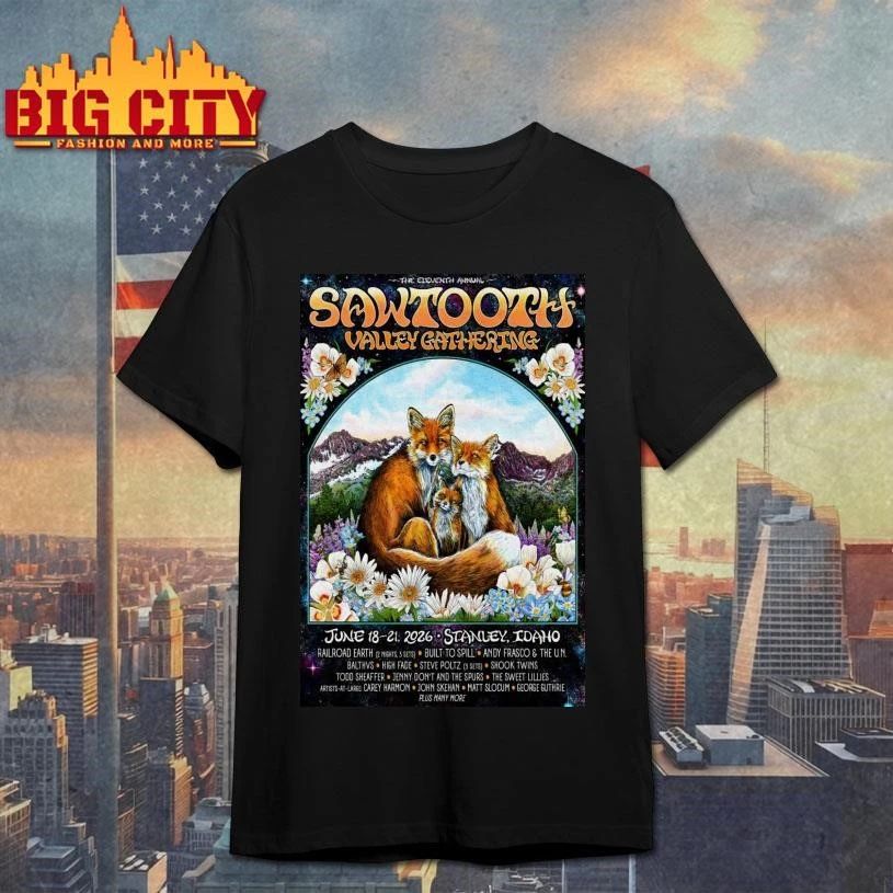 The Sawtooth Valley Gathering In Stanley ID On Jun - Adult & Kids T-Shirts, Sweatshirts & Hoodies apparel design preview 1