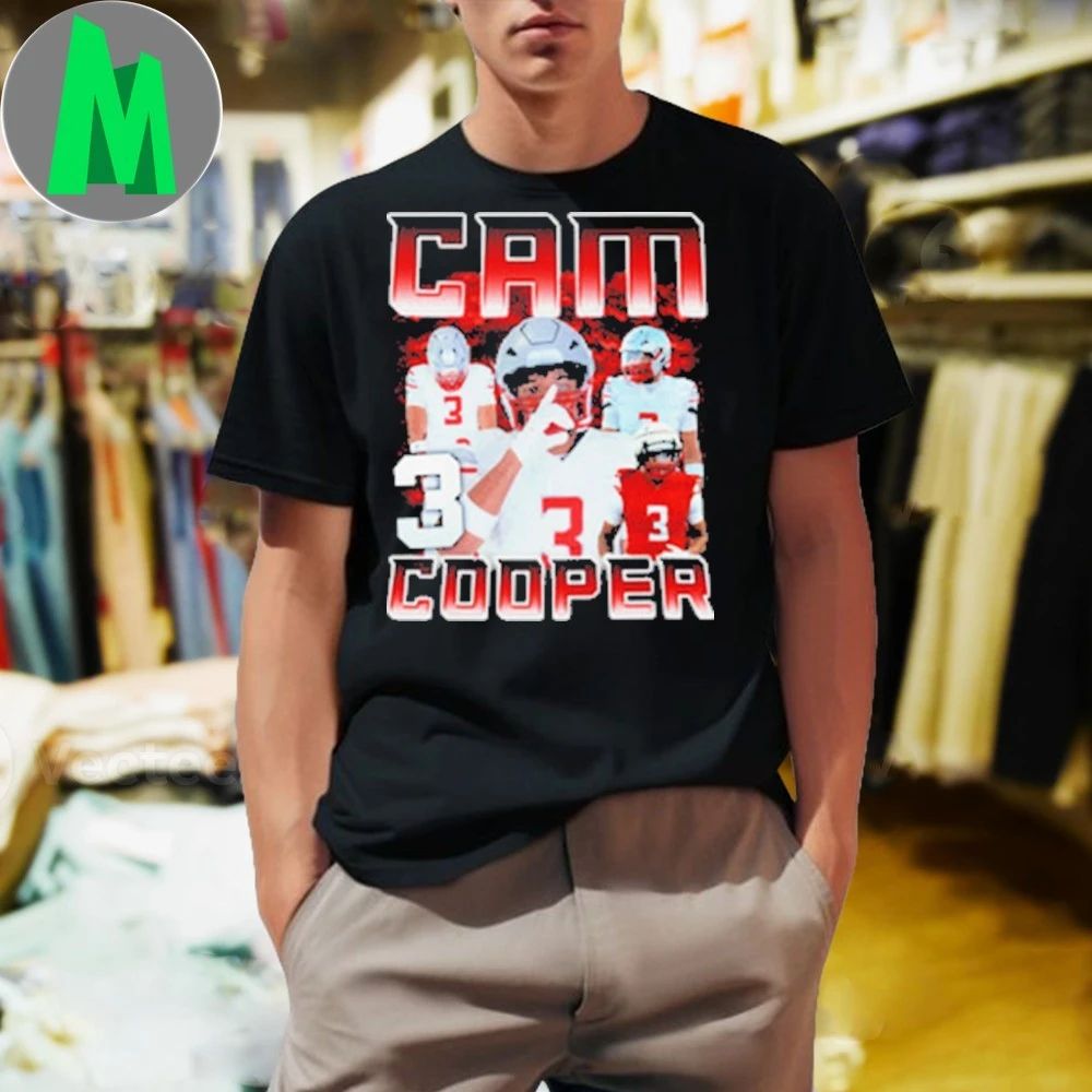 Number 3 Cam Cooper - Adult & Kids T-Shirts, Sweatshirts & Hoodies apparel design preview 1