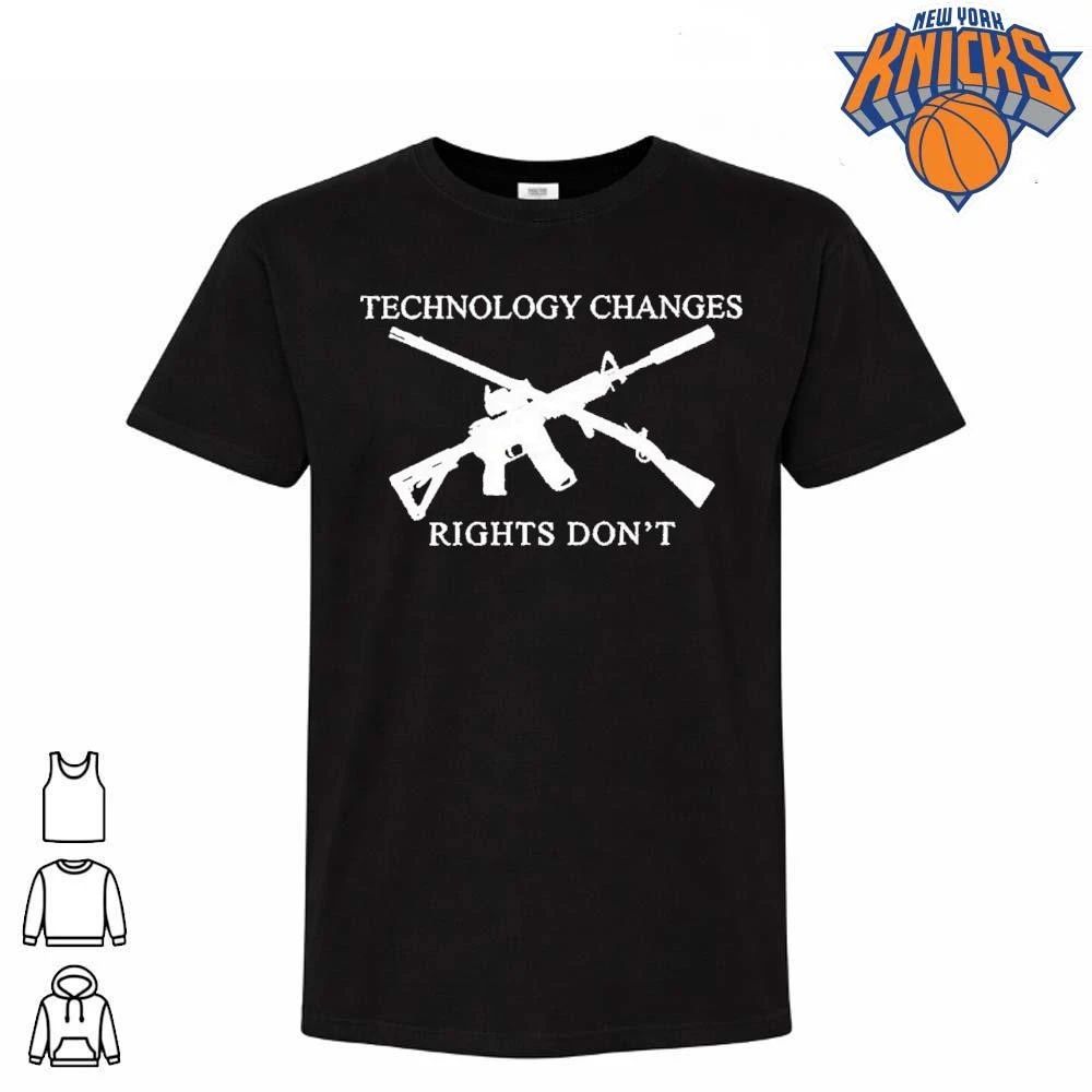 Technology Changes Rights Don't Gun Pro-Second - Adult & Kids T-Shirts, Sweatshirts & Hoodies apparel design preview 1