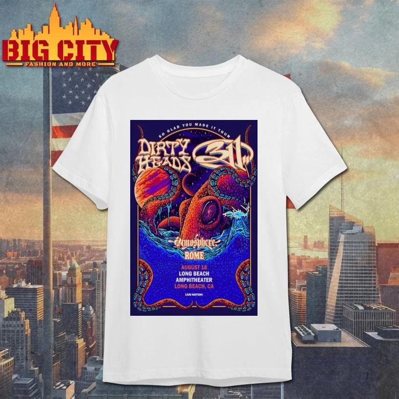Dirty Heads August 18 2026 In Long Beach CA Tour - Adult & Kids T-Shirts, Sweatshirts & Hoodies apparel design preview 1