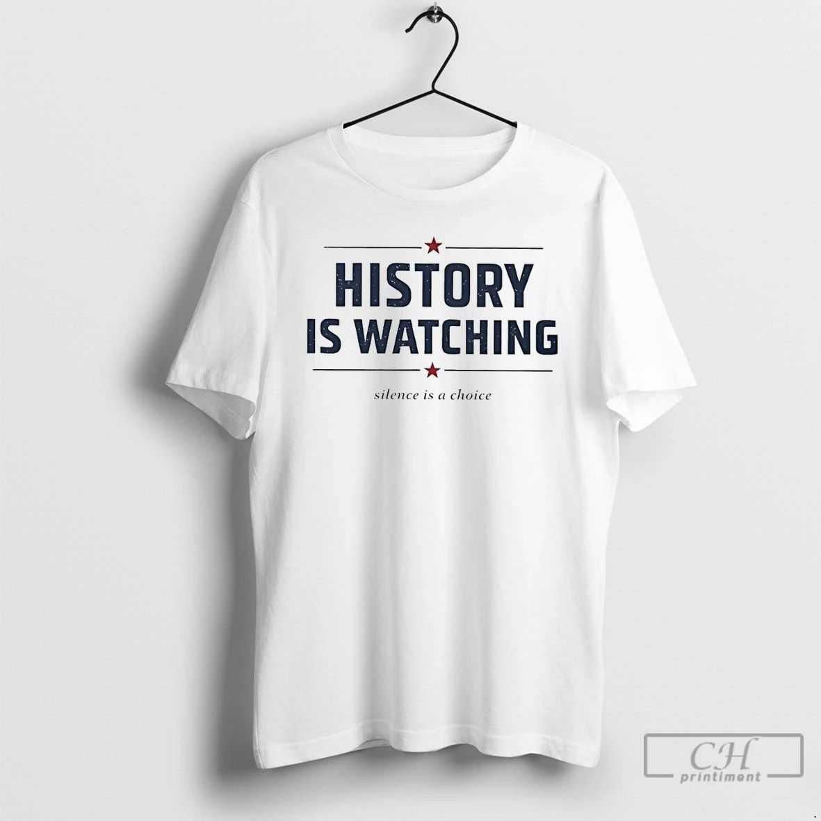 Classic Political Anti Trump History Is Watching - Adult & Kids T-Shirts, Sweatshirts & Hoodies apparel design preview 1