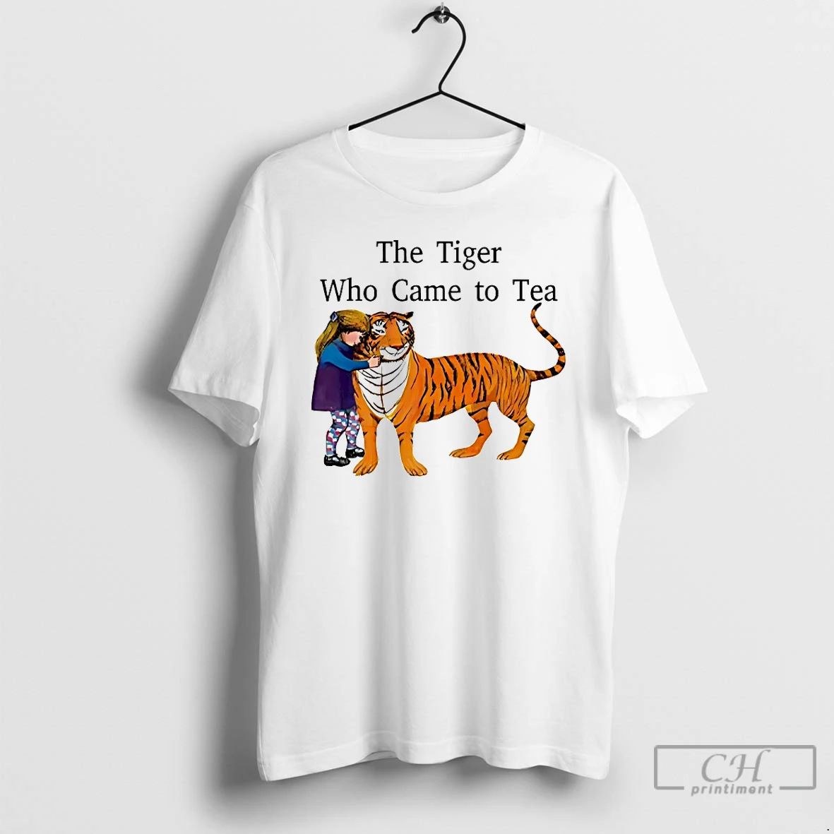 Classic Word Book Day The Tiger Who Came To Tea - Adult & Kids T-Shirts, Sweatshirts & Hoodies apparel design preview 1