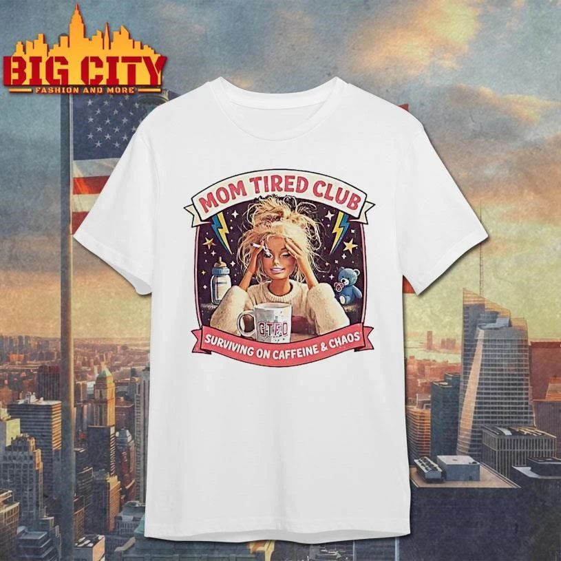 Mom Tired Club Baby Doll Vintage - Adult & Kids T-Shirts, Sweatshirts & Hoodies apparel design preview 1