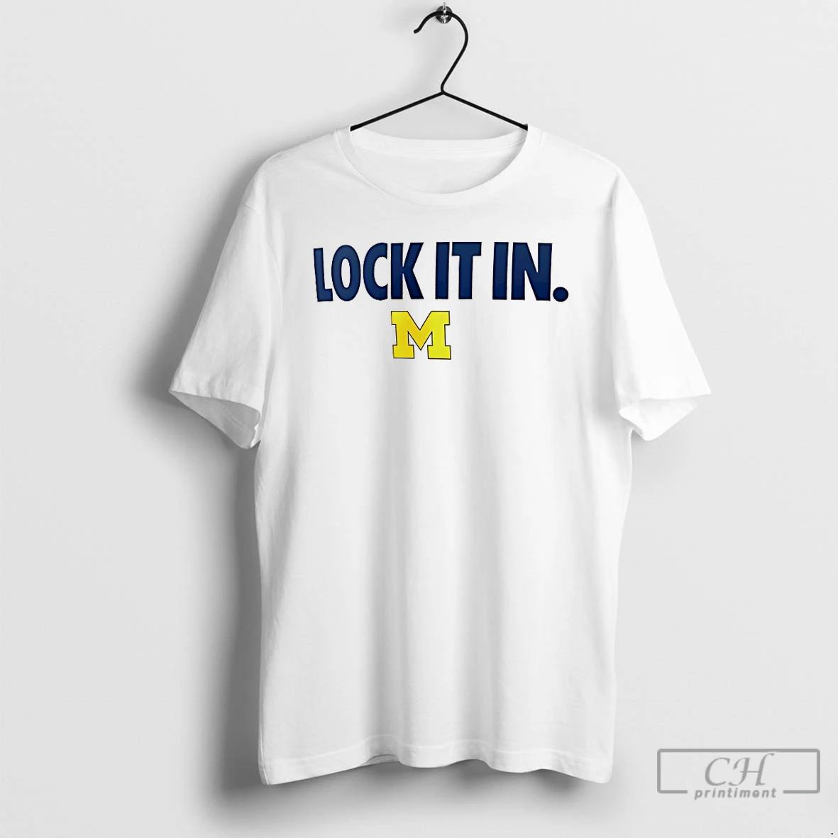 Classic Michigan Wolverines Lock It In 2026 - Adult & Kids T-Shirts, Sweatshirts & Hoodies apparel design preview 1