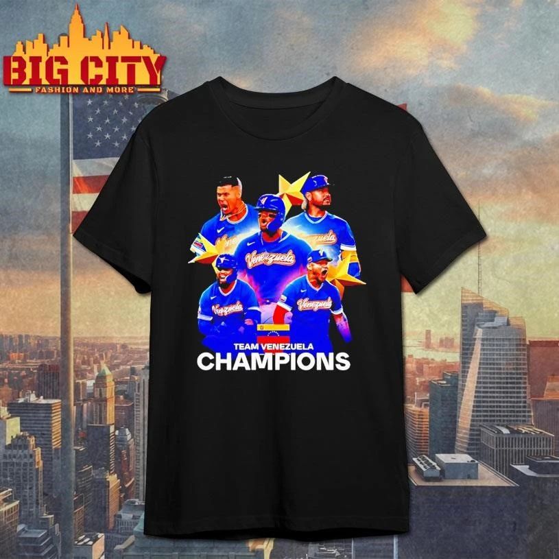 Team Venezuela baseball 2026 WBC Champions graphic - Adult & Kids T-Shirts, Sweatshirts & Hoodies apparel design preview 1