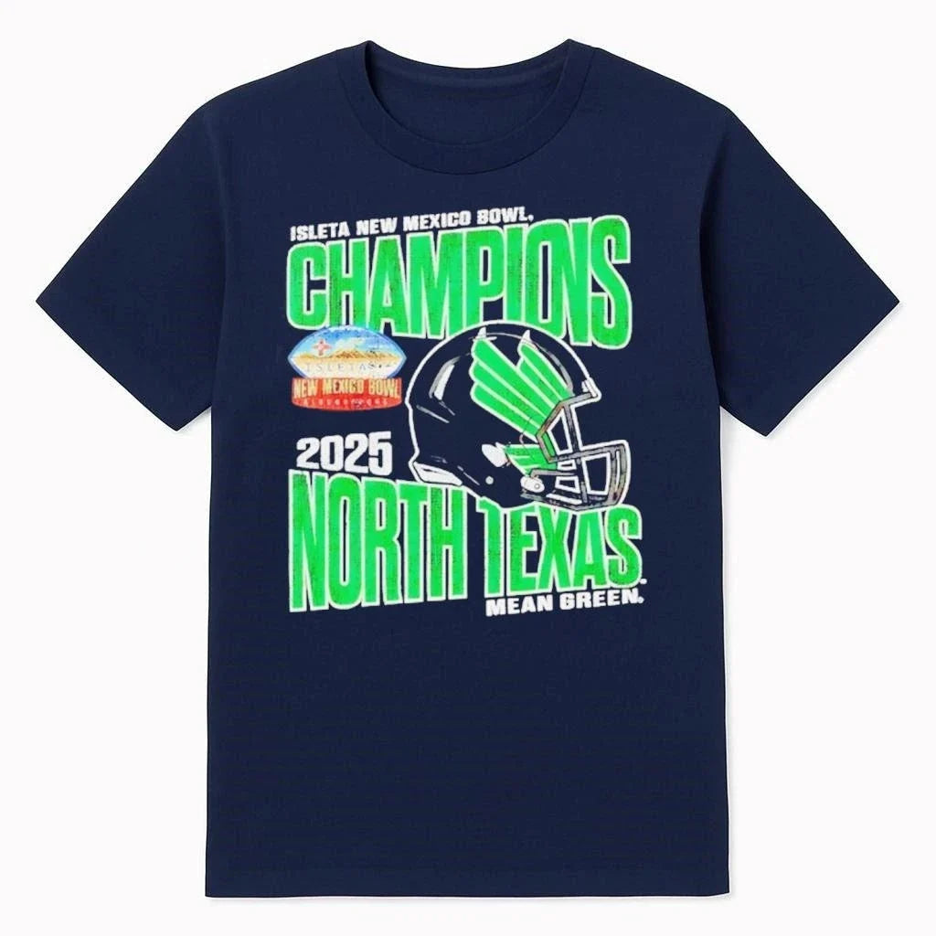 UNT Isleta New Mexico Bowl Champions - Adult & Kids T-Shirts, Sweatshirts & Hoodies apparel design preview 1
