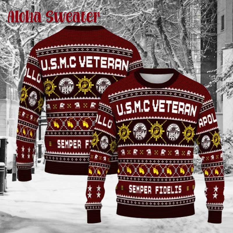 Est 1775 War Us Army Ugly Christmas Sweater - Holiday Gift product image 5