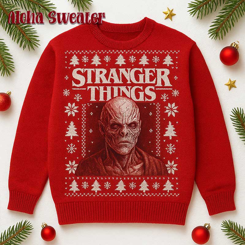 Use Your Power Stranger Things Eleven Ugly Christmas Sweater - Holiday Gift product image 2