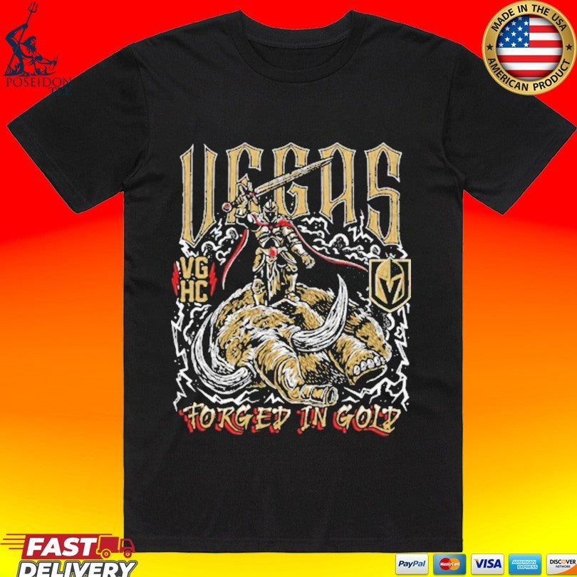 Violent Gentlemen Vegas Golden Knights Vs. Mammoth - Adult & Kids T-Shirts, Sweatshirts & Hoodies apparel design preview 1